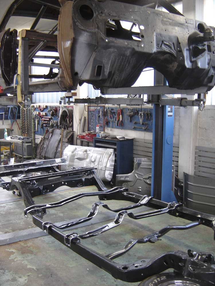 Arbeiten der Carrosserie Fallegger