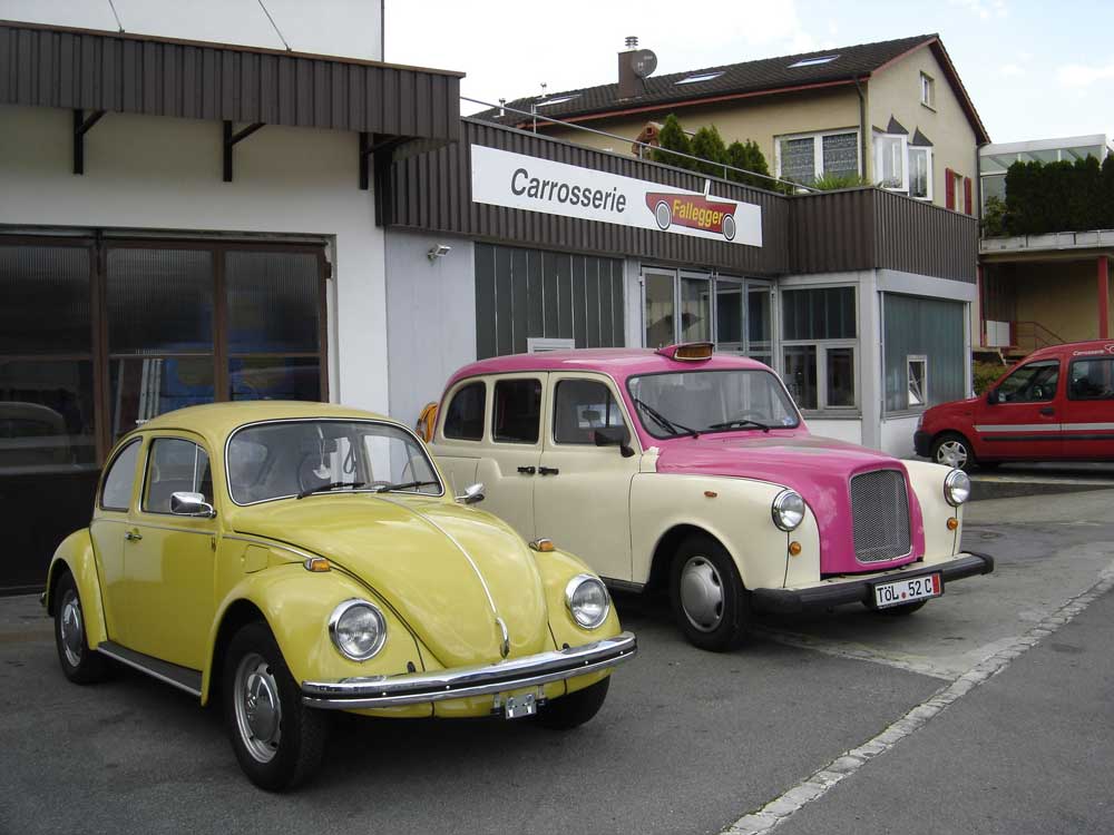 Arbeiten der Carrosserie Fallegger