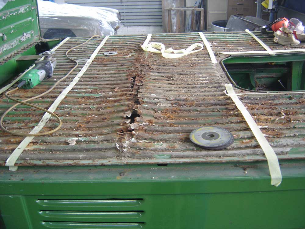 Arbeiten der Carrosserie Fallegger