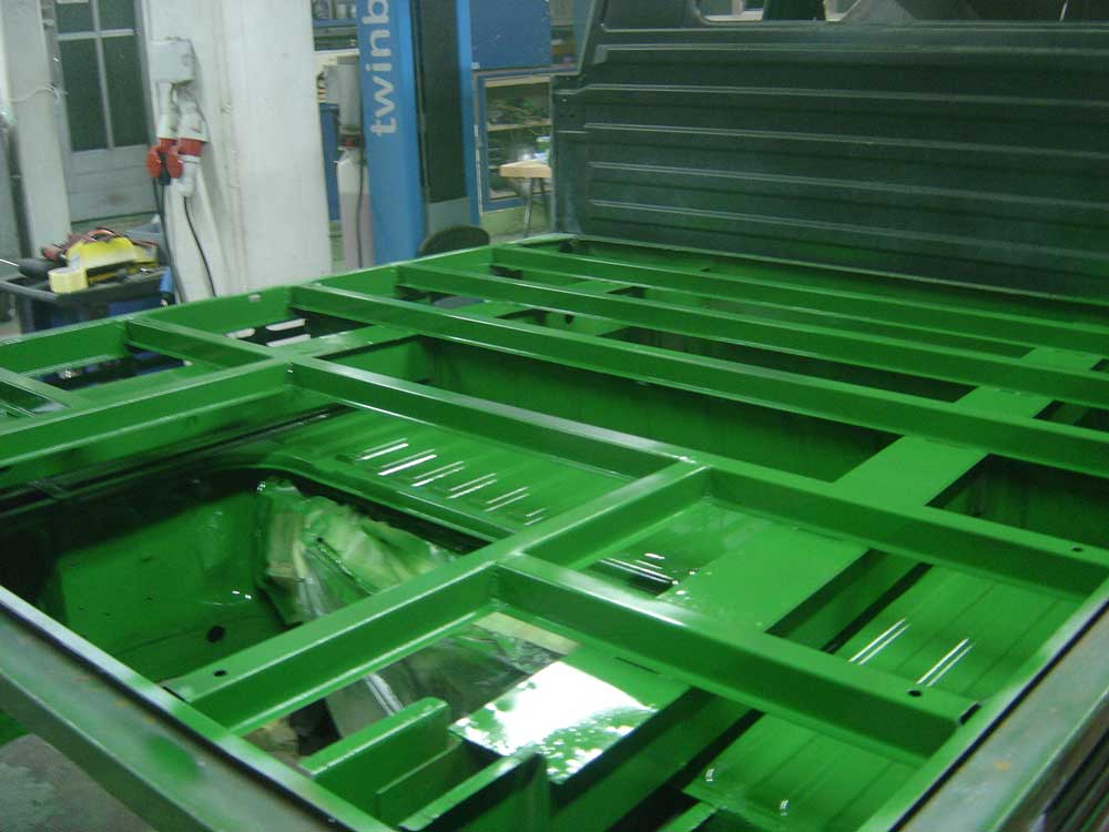 Arbeiten der Carrosserie Fallegger