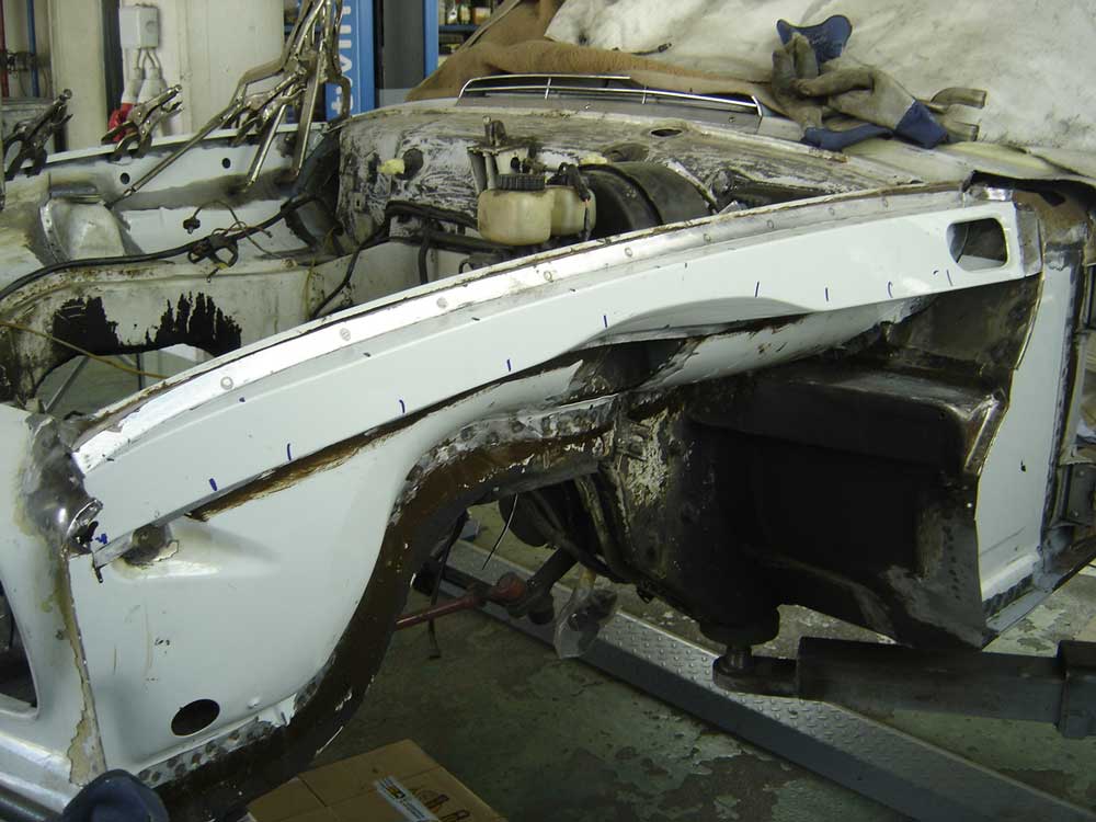 Arbeiten der Carrosserie Fallegger